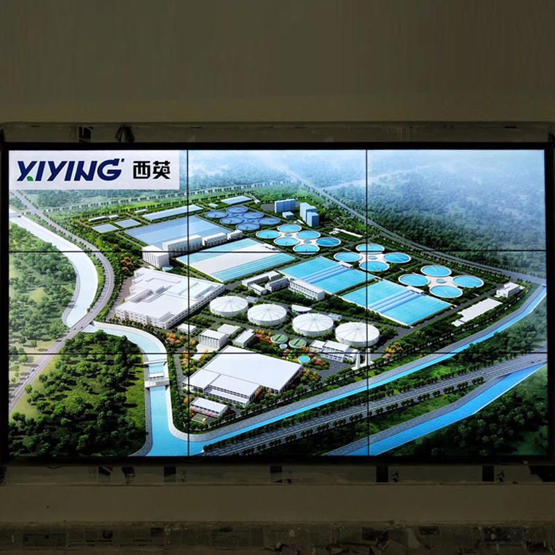 梦不落--福建福州亿兆展厅46寸3X3壁挂拼接方案